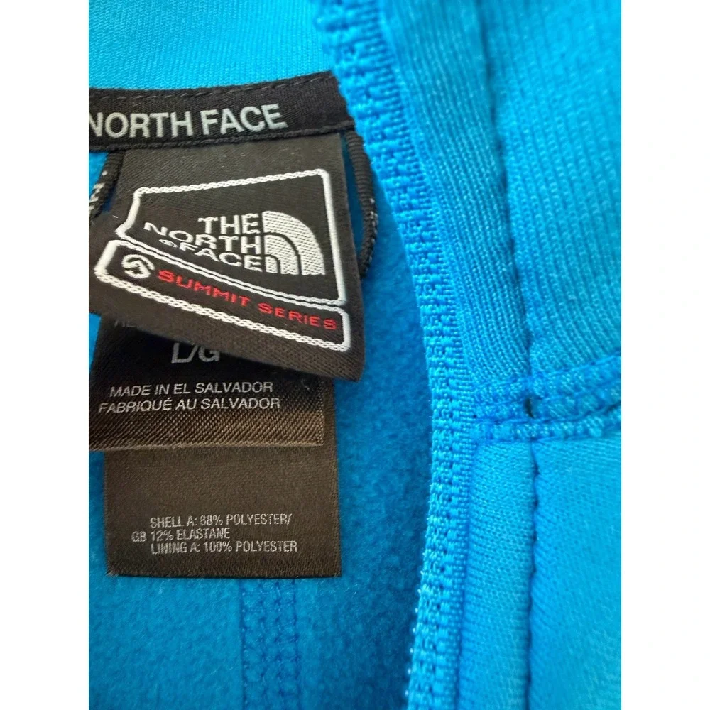 The North Face Summit Series Half Zip Fleece Large Blue Hiking Pullover